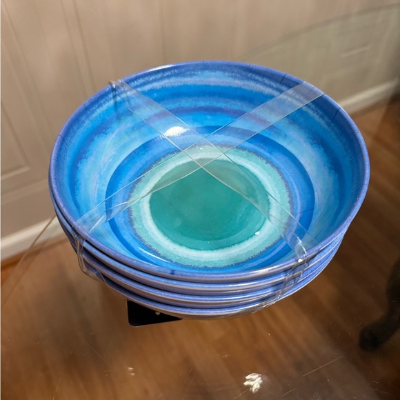 - - Brand New Set Of 4 Pcs Melamine Bowls Salad Bowl 7.5” - Picture 2 of 6